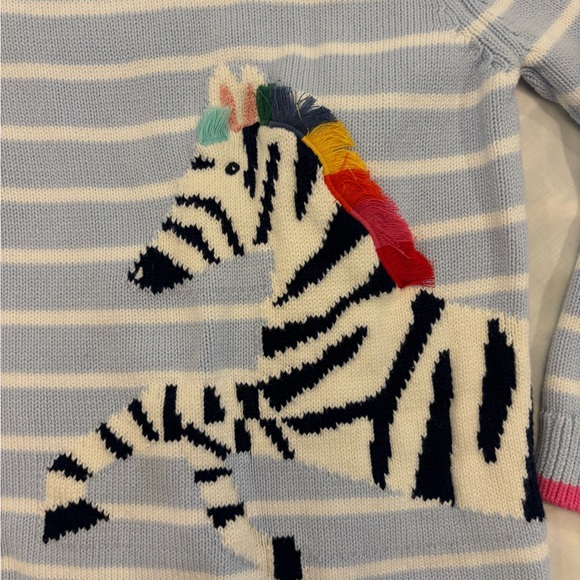 Joules Rainbow Zebra Sweater - Picture 2 of 4